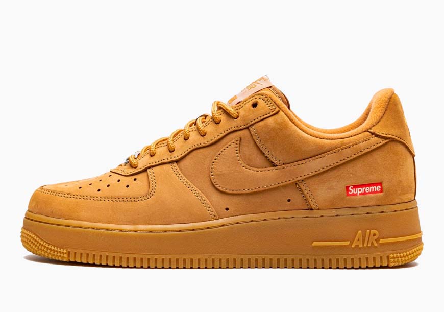 Supreme x Nike Air Force 1 Linaza Hombre y Mujer