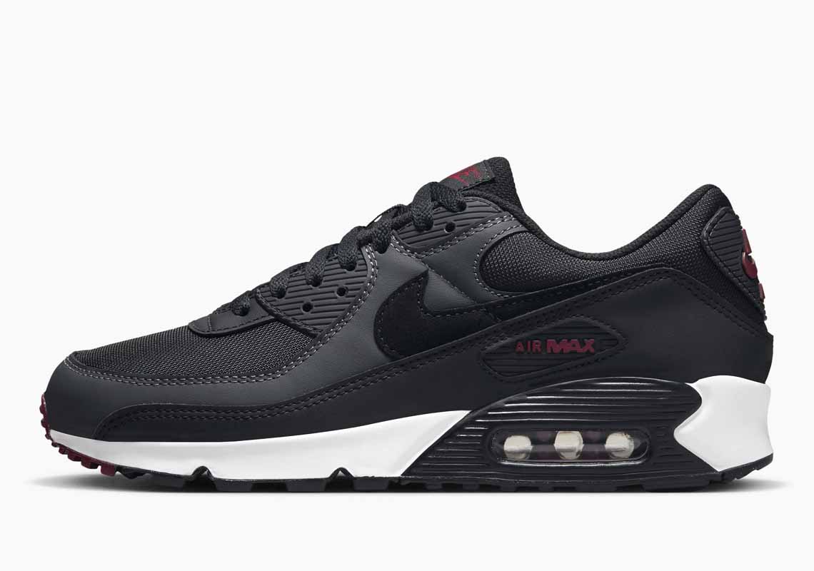 Nike Air Max 90 “Anthracite Team Red” Hombre DQ4071-001